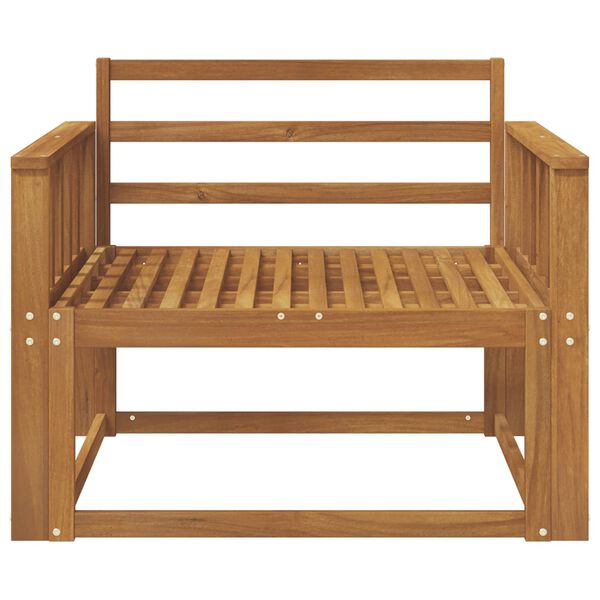 vidaXL Ulkotilan keskisohva Tihe&auml; akasiapuu Luonnollinen