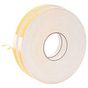 vidaXL Itsekiinnittyv&auml; vaahtoteippi 2 kpl valkoinen 15mm x 10m