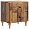 vidaXL Y&ouml;p&ouml;yt&auml;kaappi Vanha puu 43 x 34,5 x 48 cm Tekninen puu