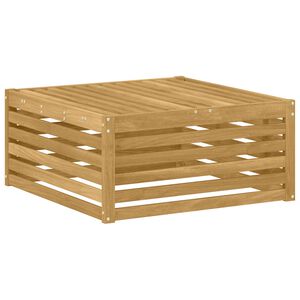 vidaXL Ulkojalkop&ouml;yt&auml; Tihe&auml; akasiapuu valkoinen 79 x 79 x 37 cm