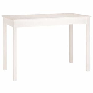 vidaXL Ruokap&ouml;yt&auml; valkoinen 110x55x75 cm t&auml;ysi m&auml;nty