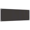 vidaXL Keittiön suojapaneeli 2 pcs Tumma harmaa 120 x 40 cm