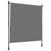 vidaXL Ulkorullaverho Vaaleanharmaa 150 x 270 cm