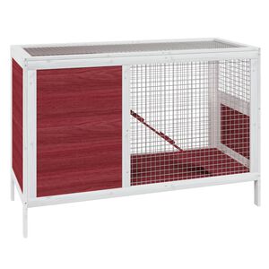 vidaXL Kaninkoppi mokka 103x44x69,5 cm t&auml;ysi m&auml;nty