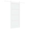 vidaXL Liukuovi ORKDAL 86 x 198,5 cm Tekninen puu valkoinen
