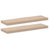 vidaXL Kelluvat hyllyt 2 kpl 80x23,5x4 cm tekninen puu