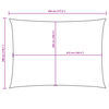 vidaXL Aurinkopurje Oxford-kangas suorakaide 3x4,5 m kerma