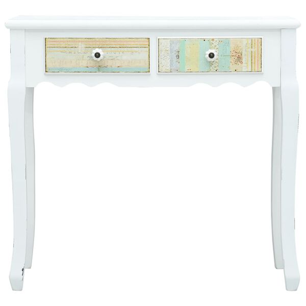 vidaXL Sivupöytä valkoinen 80x40x74 cm puu