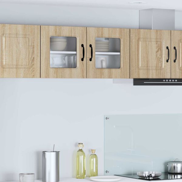 vidaXL Keitti&ouml;kaappi Kalmar Sonoman tammi 80 x 31 x 40 cm Tekninen puu