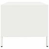 vidaXL Sohvap&ouml;yt&auml; Valkoinen 101,5x50x43,5 cm kylm&auml;valssattu ter&auml;s