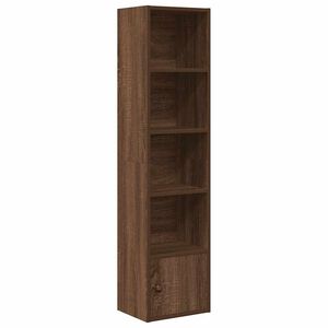 vidaXL Kirjahylly ruskea tammi 31x24x127 cm tekninen puu