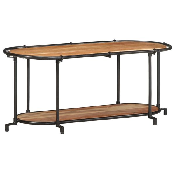 vidaXL TV-taso 100x42x40 cm t&auml;ysi akaasiapuu