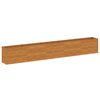 vidaXL Korotettu puutarhalaatikko 482x50x69 cm Corten-ter&auml;s