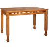 vidaXL Puutarhan ruokap&ouml;yt&auml; 120x65x80 cm t&auml;ysi tiikki