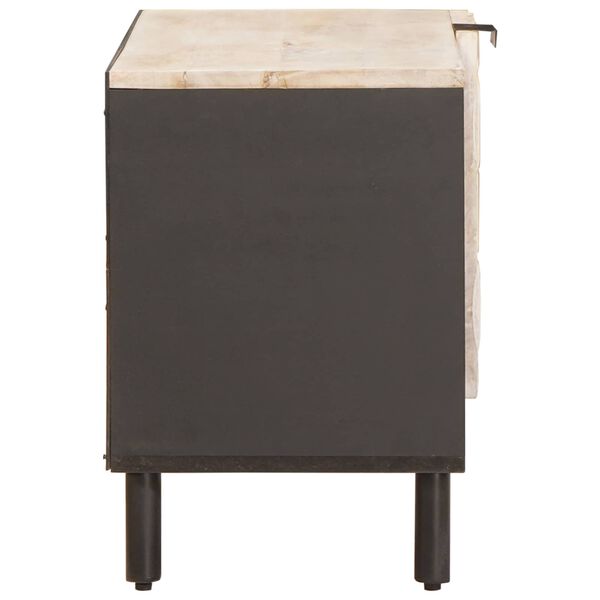 vidaXL TV-kaappi ovella Valkoinen pesu viimeistely 80 x 33 x 46 cm