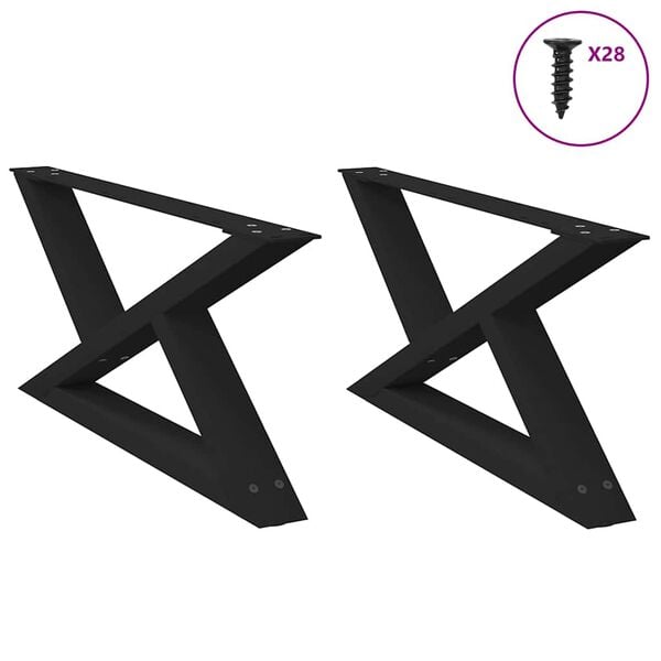 vidaXL Sohvap&ouml;yd&auml;n jalat 2 kpl musta 70x(30-31,3) cm ter&auml;s