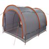 vidaXL Py&ouml;r&auml;varastoteltta Harmaa ja oranssi 256 x 222 x 182 cm taffeta