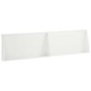 vidaXL Pato 2 kpl 80 x 12 x 40 cm Ter&auml;s valkoinen