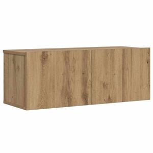 vidaXL TV-sein&auml;kaappi artesaani tammi 80x30x30 cm tekninen puu