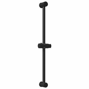 vidaXL Suihkup&auml;&auml;n pidike Musta 70 cm Ruostumaton ter&auml;s