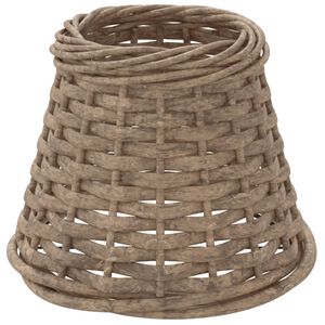 vidaXL Lampunvarjostin ruskea &Oslash;15x12 cm paju