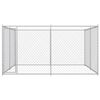 vidaXL Koiran ulkohäkki 383x383x185 cm