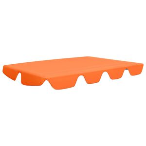 vidaXL Vaihtokatos puutarhakeinuun oranssi 150/130x105/70 cm