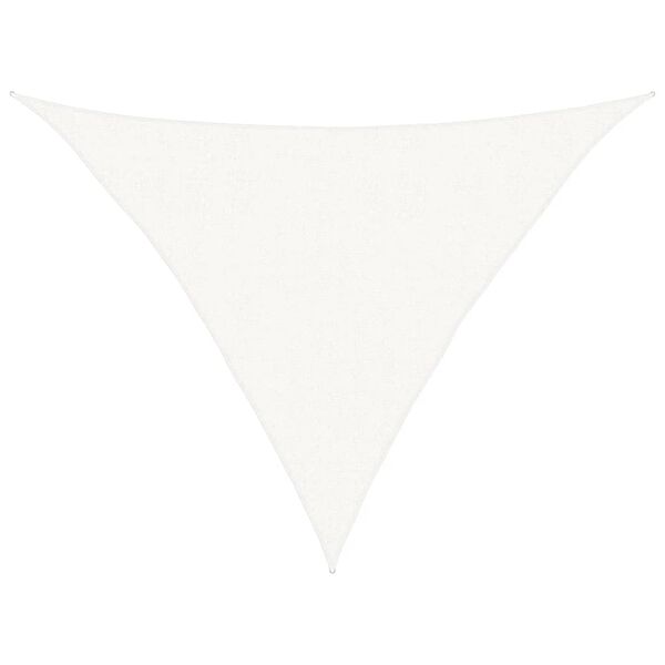 vidaXL Aurinkopurje 160 g/m&sup2; valkoinen 2,5x2,5x3,5 m HDPE