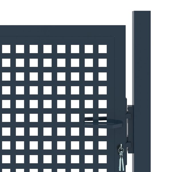 vidaXL Aitaportti antrasiitti 102x200 cm ter&auml;s