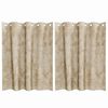 vidaXL Samettiverhot verhoilla 2 pcs Kerma 140 x 140 cm Sametti