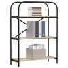 vidaXL Kirjahylly Sonoman tammi 80 x 30 x 109 cm Tekninen puu