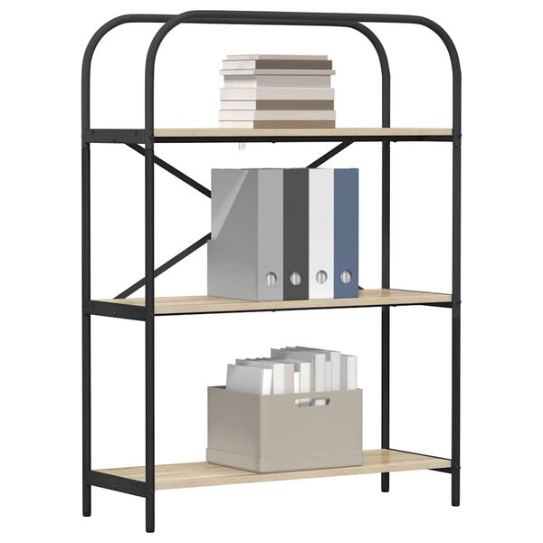 vidaXL Kirjahylly Sonoman tammi 80 x 30 x 109 cm Tekninen puu