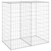 vidaXL Gabion-kivikori kansilla galvanoitu ter&auml;s 100x60x100 cm
