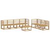 vidaXL Ulkosohvakokoelma 8 pcs valkoinen 59 x 59 x 37 cm
