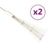 vidaXL Joulun ilotulitusulkovalo 2 kpl moniv&auml;rinen 20 cm 280 LED-valoa