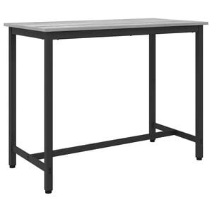 vidaXL P&ouml;yt&auml; Harmaa Sonoma 100 x 50 x 76,5 cm Kehitetty puu ja ter&auml;s