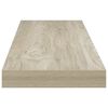 vidaXL Kelluvat sein&auml;hyllyt 4 kpl tammi 80x23,5x3,8cm MDF