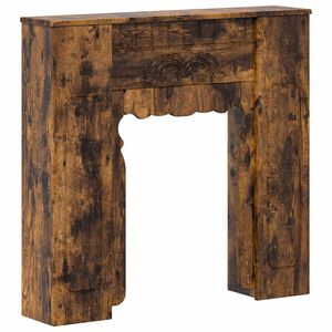 vidaXL Takan kehys Savutammi 93 x 20 x 89 cm Tekninen puu