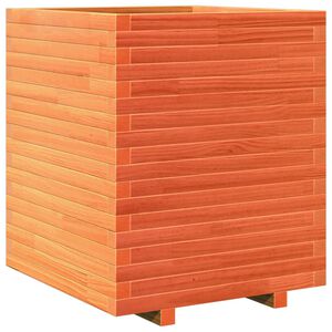 vidaXL Puutarhakukkalaatikko vahanruskea 60x60x72 cm t&auml;ysi m&auml;nty