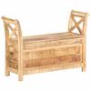 vidaXL Eteisen penkki 103x33x72 cm t&auml;ysi mangopuu