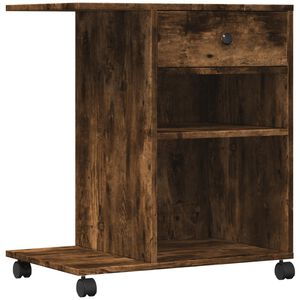 vidaXL Tulostinteline py&ouml;rill&auml; savutammi 60x40x68,5 cm