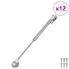 vidaXL Hydraulinen Kaasujousi 12 pcs Hopea 280 x 17 x 16 mm