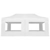 vidaXL Kokoontaittuva juhlateltta seinill&auml; alumiini 6x3 m valkoinen