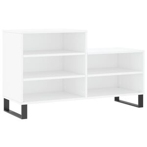 vidaXL Kenk&auml;kaappi valkoinen 102x36x60 cm tekninen puu
