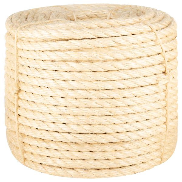 vidaXL K&ouml;ysi 100% Sisal 14 mm 25 m