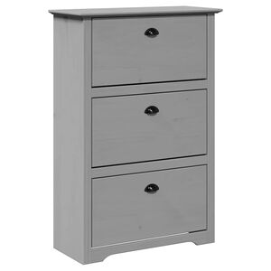 vidaXL kenk&auml;teline BODO harmaa 80x35x118 cm