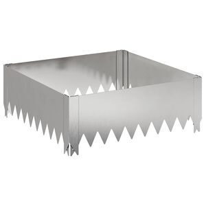 vidaXL Nurmireunus 60 x 60 x 20 cm Ter&auml;s Hopea