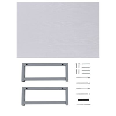 vidaXL Kylpyhuoneen huonekalu valkoinen 60x40x16,3 cm