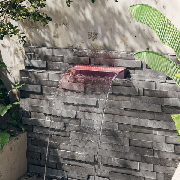 vidaXL Vesiputous RGB LED-valoilla akryyli 45 cm