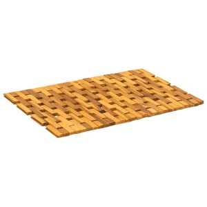 vidaXL Kylpymatot 2 kpl Luonnollinen 44 x 60 cm Tihe&auml; akasiapuu